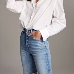Aritzia Denim Forum
The Yoko Hi-rise Long Jean Short size 27